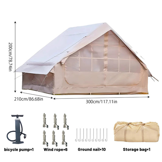 Pakicetus Inflatable Tent With Skylight Quick Setup