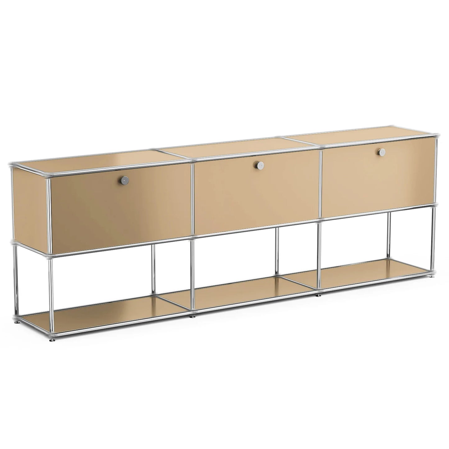 Modern Stainless Steel Storage Cabinet And TV Stand