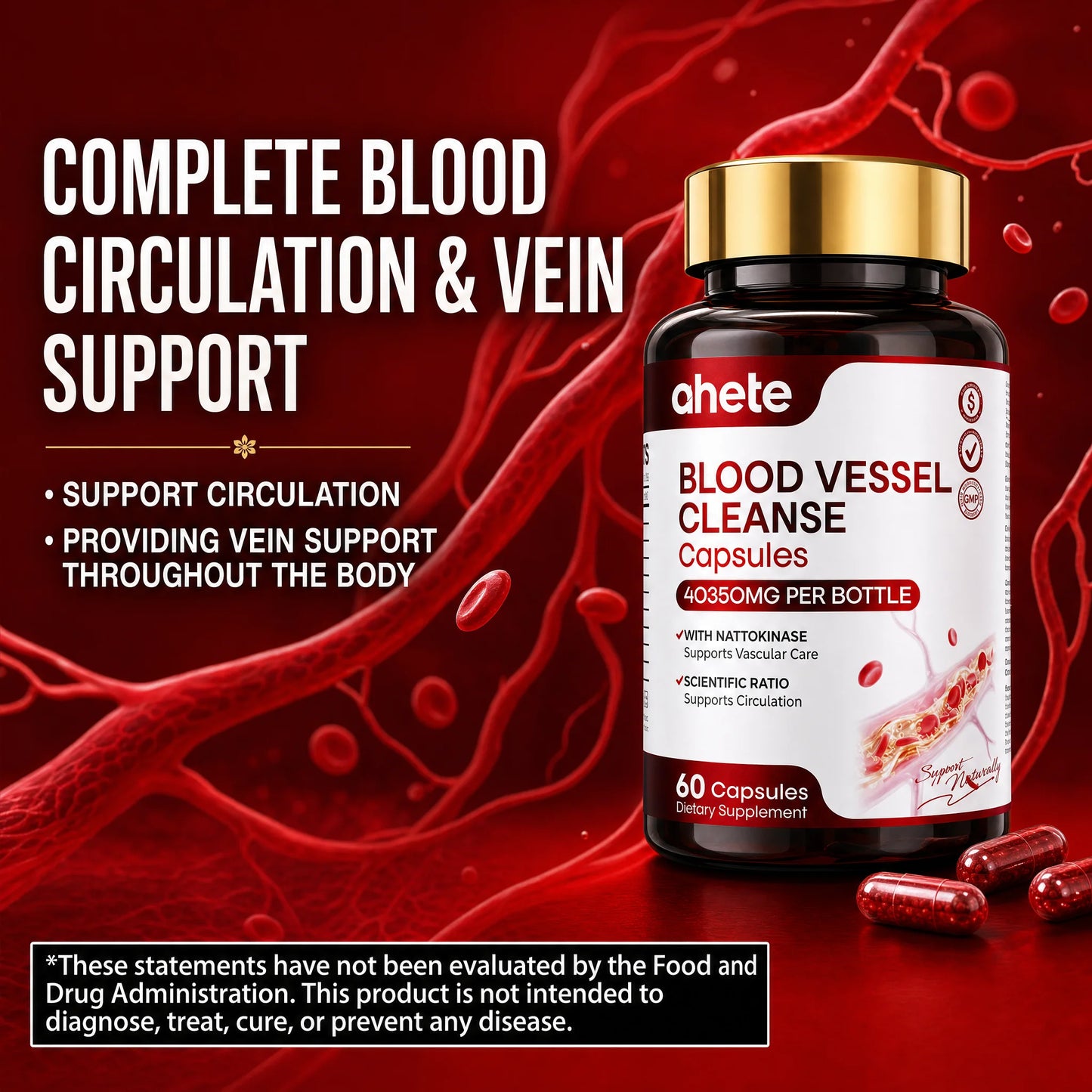 Ahete Blood Vessel Cleanse Capsules by Jiabei Health Technology