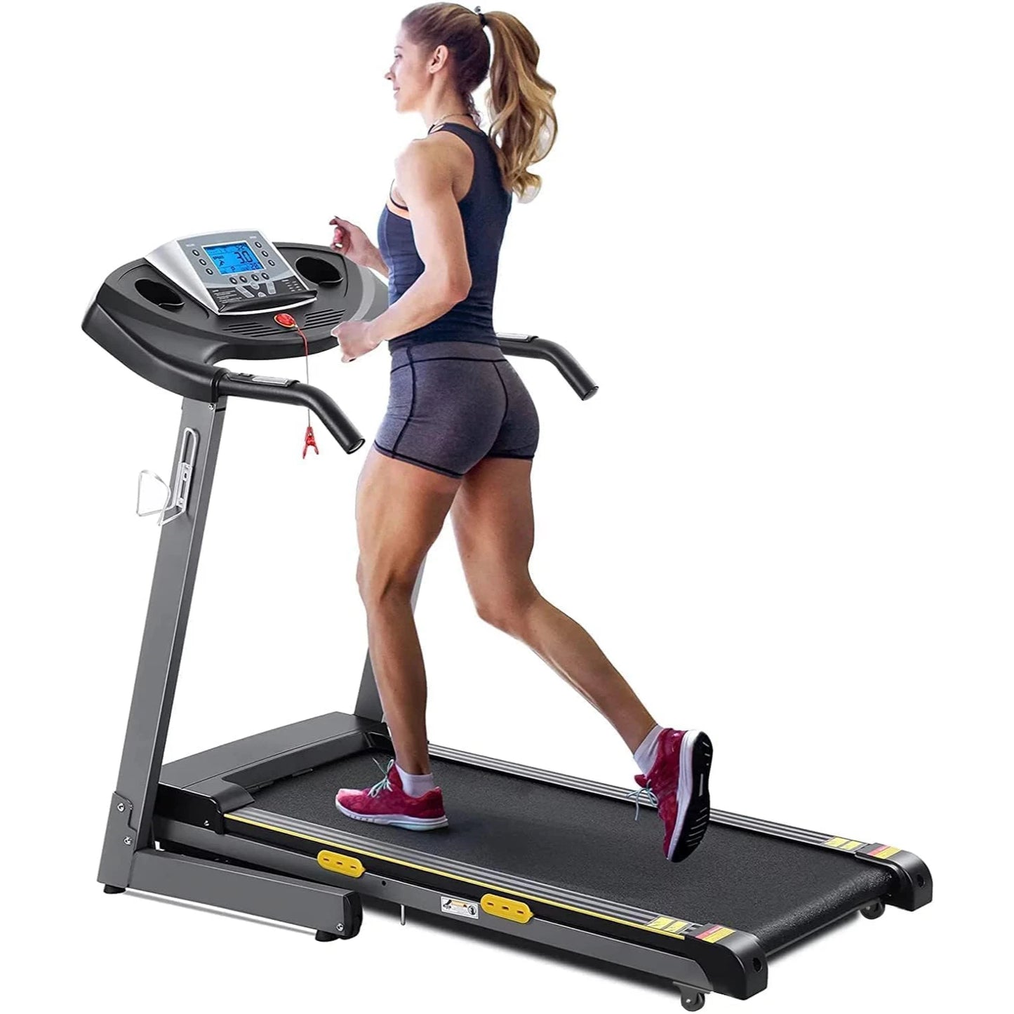 Auto Incline Treadmill With 2.5HP Electric Running Machine 15 Programs