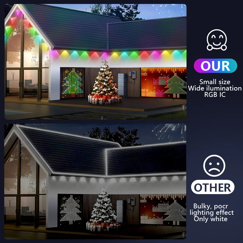 MIMIRGB Smart RGBIC Outdoor Lights With 75 Scene Modes