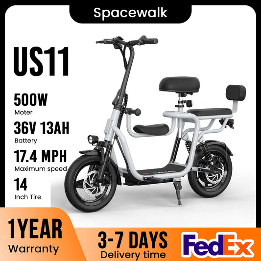 EILLEO SPACEWALK 36V Electric Scooter With Seat, 500W Motor