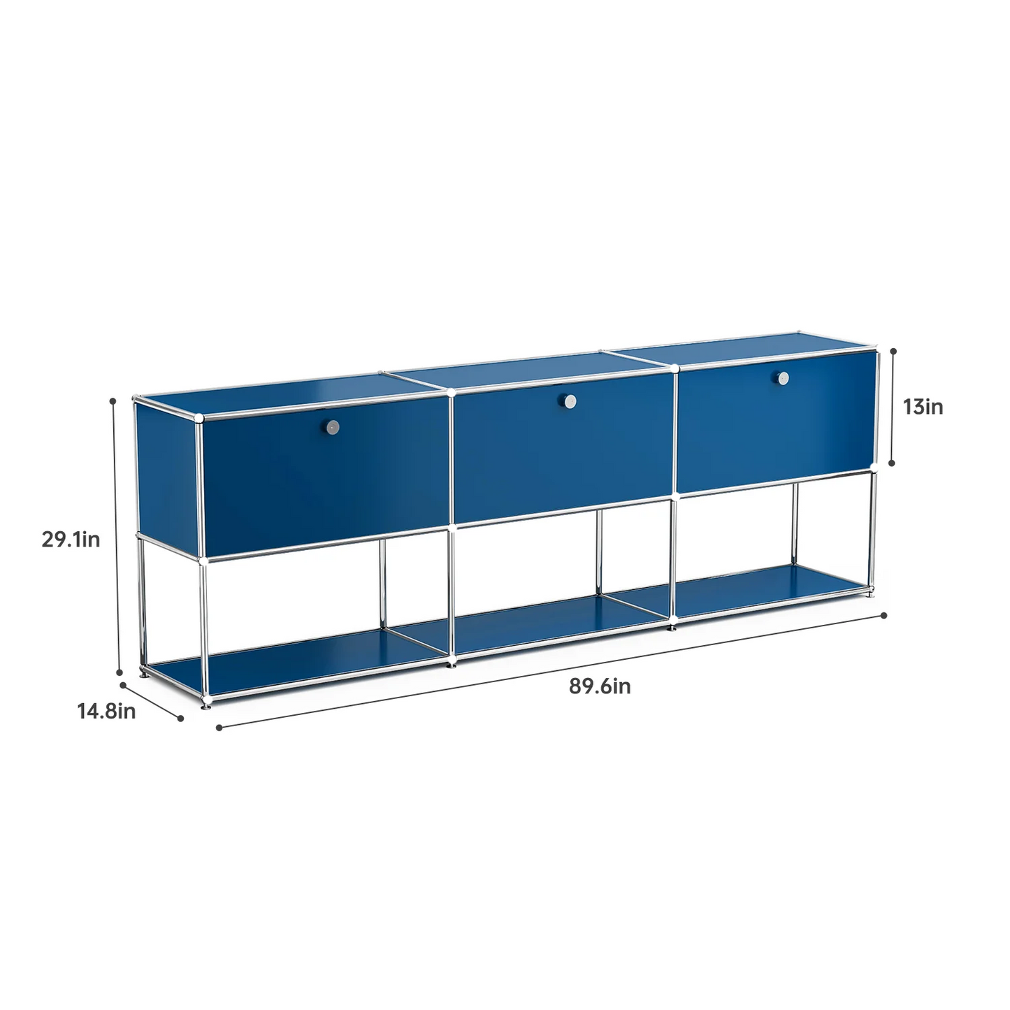 Modern Stainless Steel Storage Cabinet And TV Stand