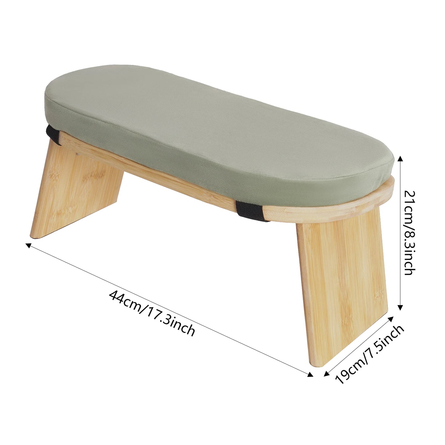 Bymaocar Foldable Meditation Bench For Home Kneeler Yoga Prayer