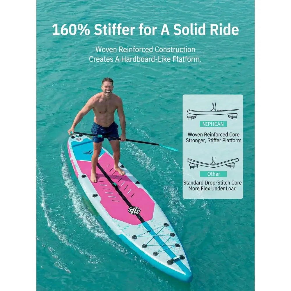 YTYIN Touring Inflatable Paddle Board 550lb Capacity With Accessories