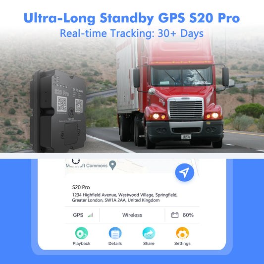 Wanwaytech 4G GPS Tracker Anti Theft Vehicle Locator Real Time