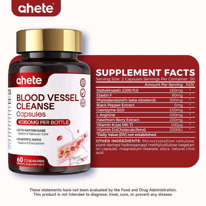 Ahete Blood Vessel Cleanse Capsules by Jiabei Health Technology