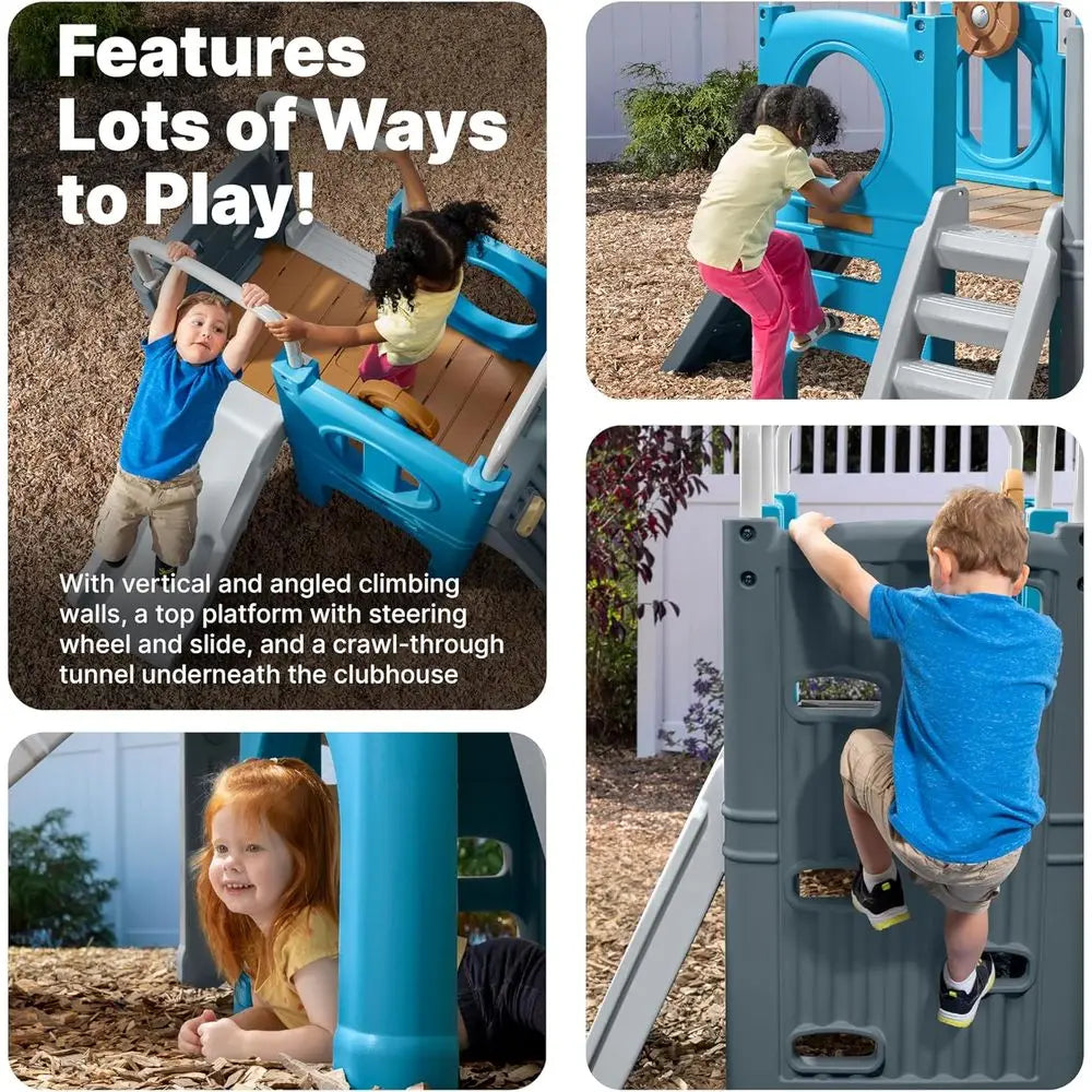 Step2 Scout And Slide Climber Outdoor Kids Playset