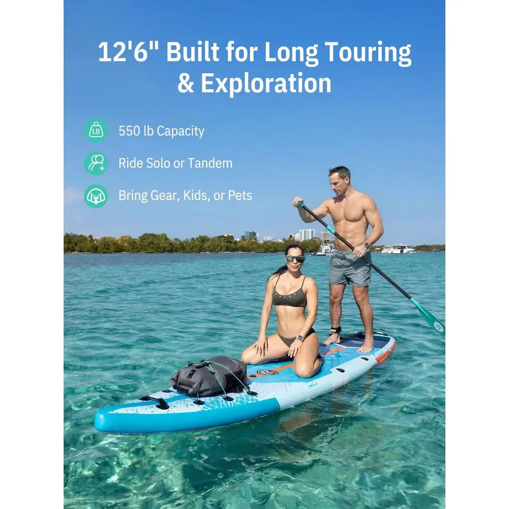 YTYIN Touring Inflatable Paddle Board 550lb Capacity With Accessories