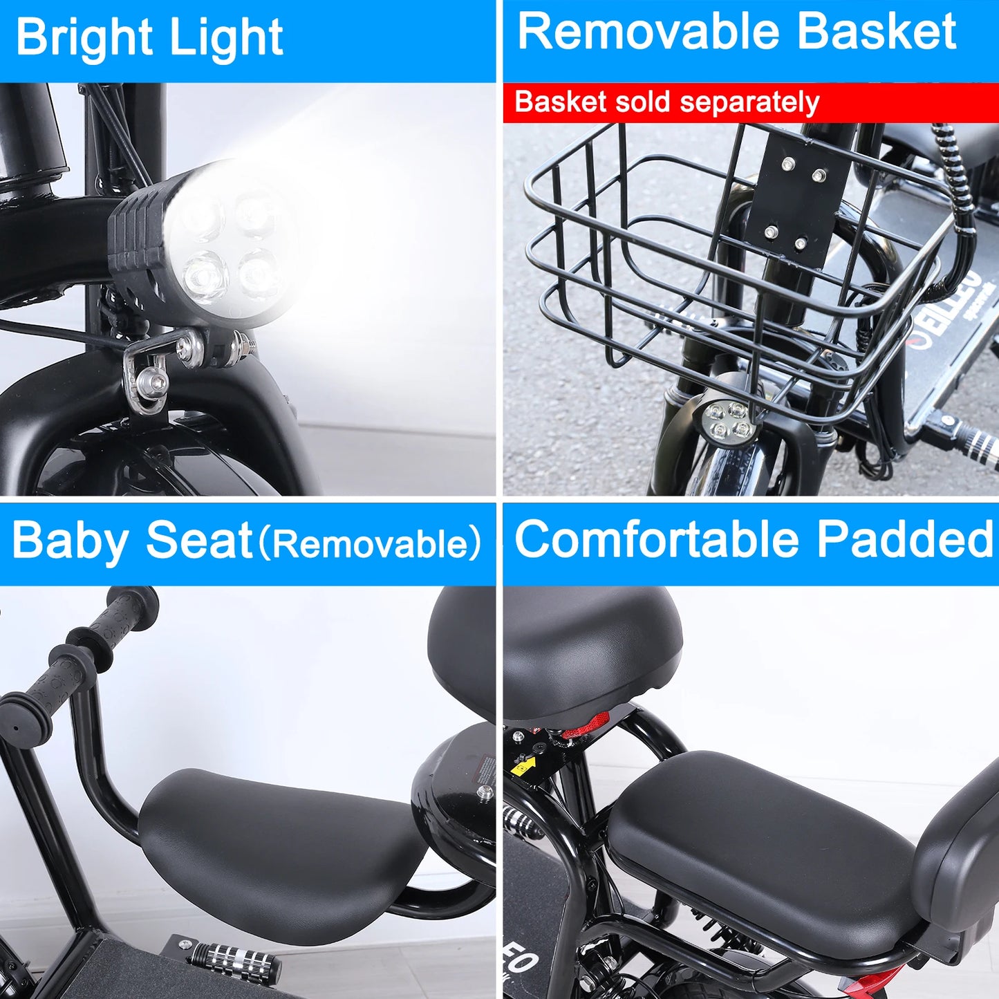 EILLEO SPACEWALK 36V Electric Scooter With Three Seats